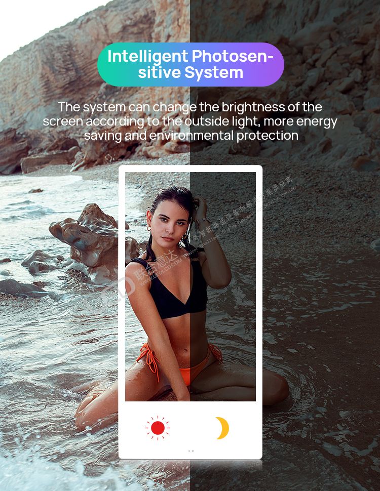 43inch Outdoor Moveable Advertising Player(图3)